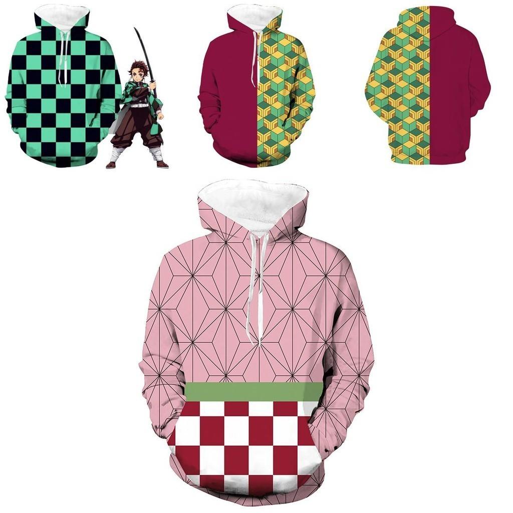 Demon Slayer Kimetsu No Yaiba 3d Printed Hoodie Sweatshirt Cozy Pullover Coat