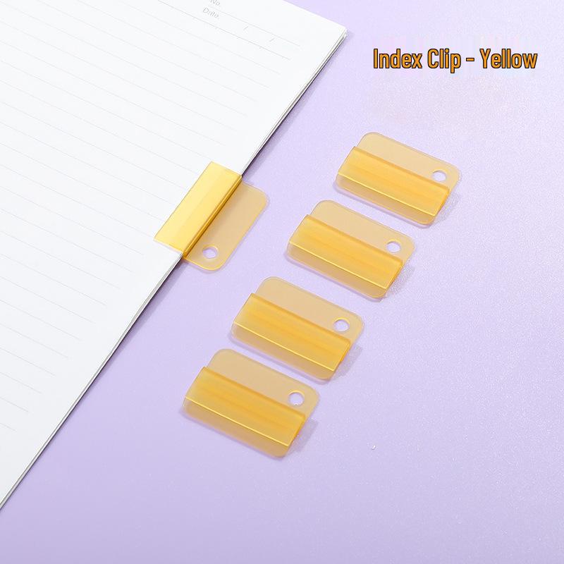 6-Piece Colored Sealing Clip Set for File and Paper Organization