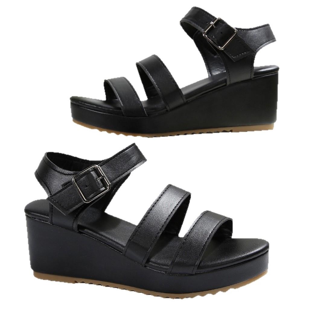 Roman Sandals For Women With Pu Upper And Rubber Sole Summer Footwear For Casual Outdoor Use