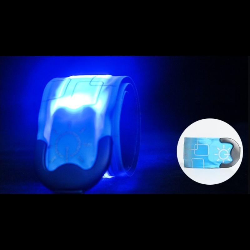 Night Running Armband Cycling Warning Wristband Outdoor Sports Safety Arm Belt Leg Safety Armband Rechargeable LED Light Band
