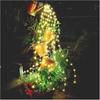 Cascading Lights For Christmas Tree, 8 Modes 200 Christmas LED String Lights, Christmas Tree Lights With Ring
