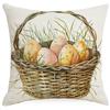 New Easter Pillowcase Country Cartoon Rabbit Easter Egg Pillowcase Sofa Cushion Pillowcase