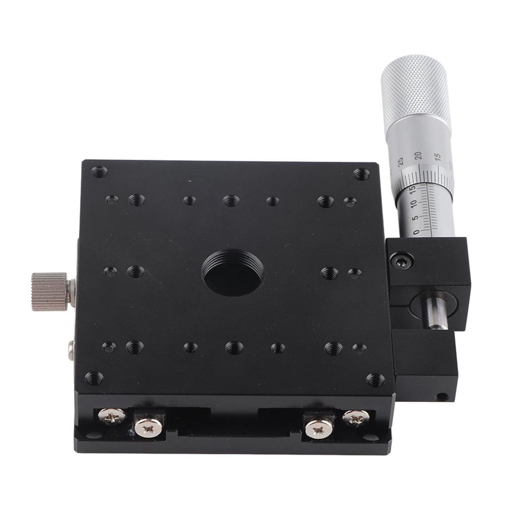SEMX80 AS Linear Stage, Aluminum Alloy Manual Slide Table with Roller , Machining for Laboratory Inspection Mechanical Equipment