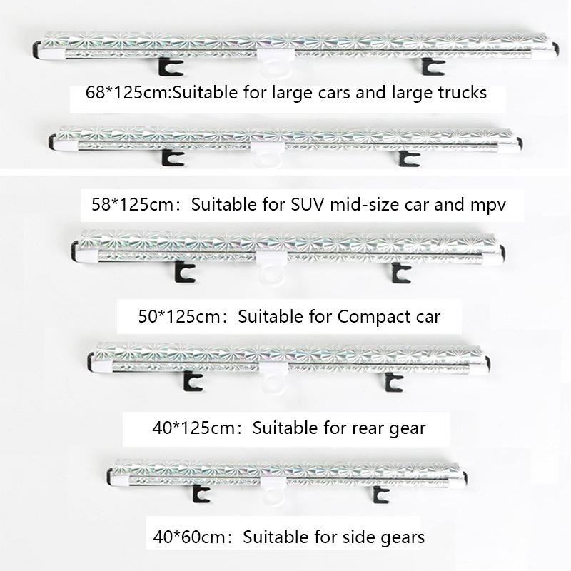Bil Auto Infällbar Solskydd Skydd Parasoll Framruta Solskydd Skydd Gardiner Interiör Vindruta Skydd Tillbehör