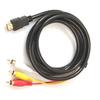 All-Copper HDMI to 3RCA AV Audio Video Cable