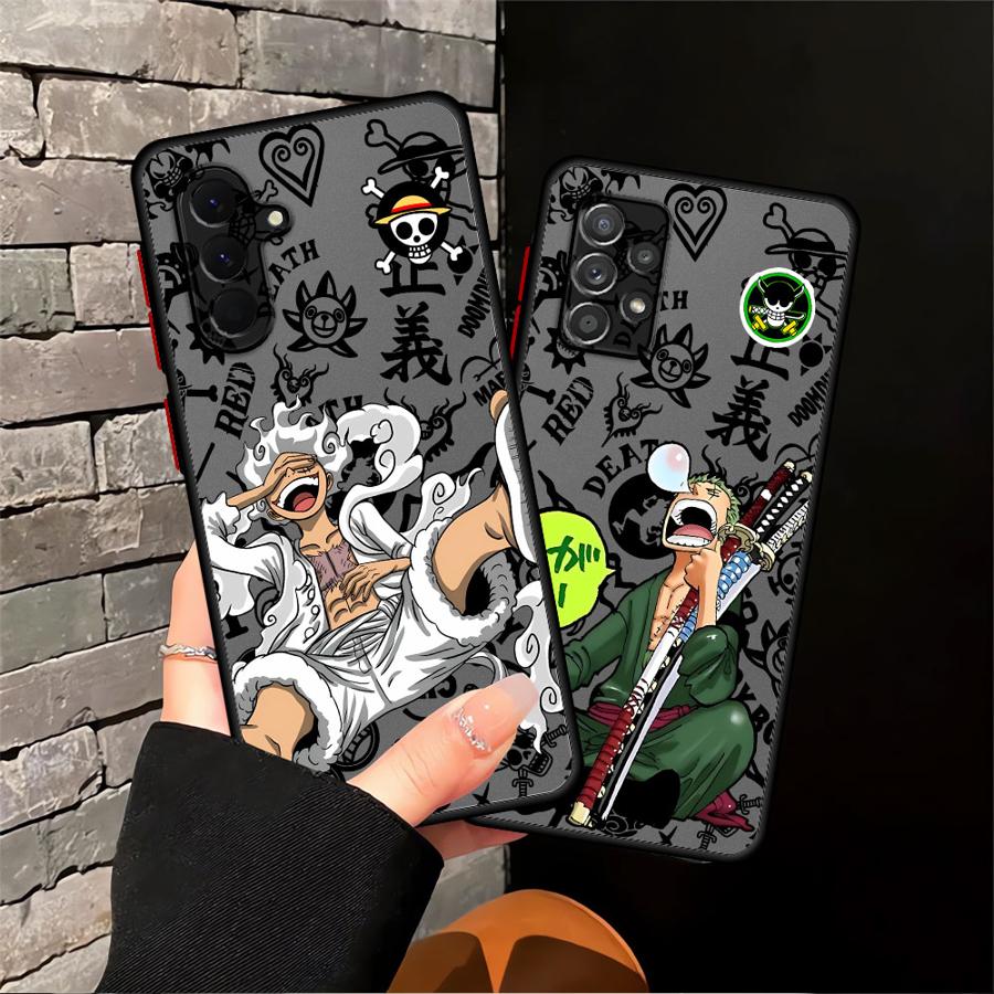 Phone Cover Case for Samsung Galaxy A52S A72 A16 A15 A56 A55 A73 A33 A17 A52 A54 A35 A34 A36 A14 A23 A53 One Pieces Anime