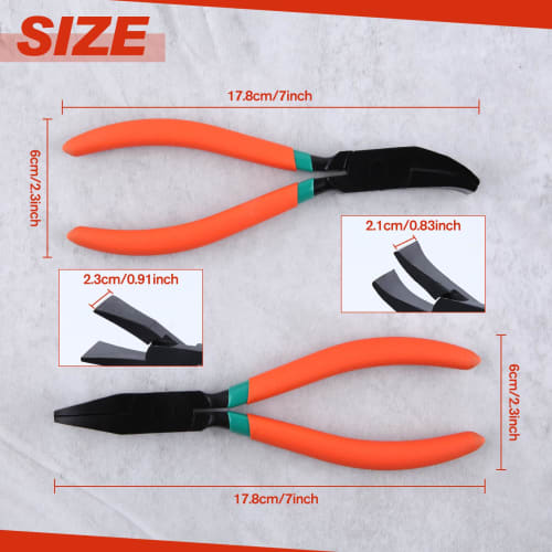 SPEEDWOX 2-Piece Set of Grip Pliers for Sheet Metal Benders, Hand Seamer Pliers, and Bending Tools for Sheet Metal Bending, Sheet Metal Bending, and B