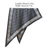 1 New Simple And Fashionable Waist Seal Triangle Scarf Women'S Triangle Belt Fashion Shawl Multi-Functional Silk Scarf