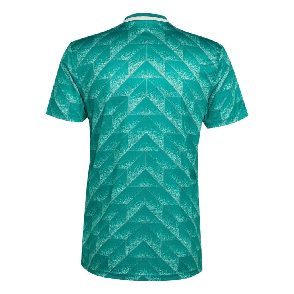 adidas Originals Germany National Team 1990 Away V-Neck Slim Fit Short Sleeve Football Shirt Men Tops KD3999