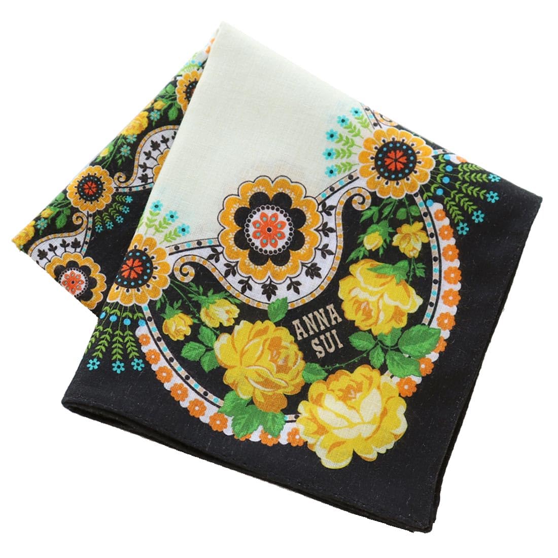 

Blooming Anna Sui Large Printed Handkerchief Ecot Series Handkerchief 58cm (approx. 58cm) (Yellow) Women s Approx. 000760-0001-01