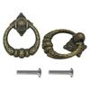 8pcs Retro Cabinet Knob Drawer Pull Classical Cupboard Pull Elegant Metal Handles set for Kitchen & Bedroom Furniture