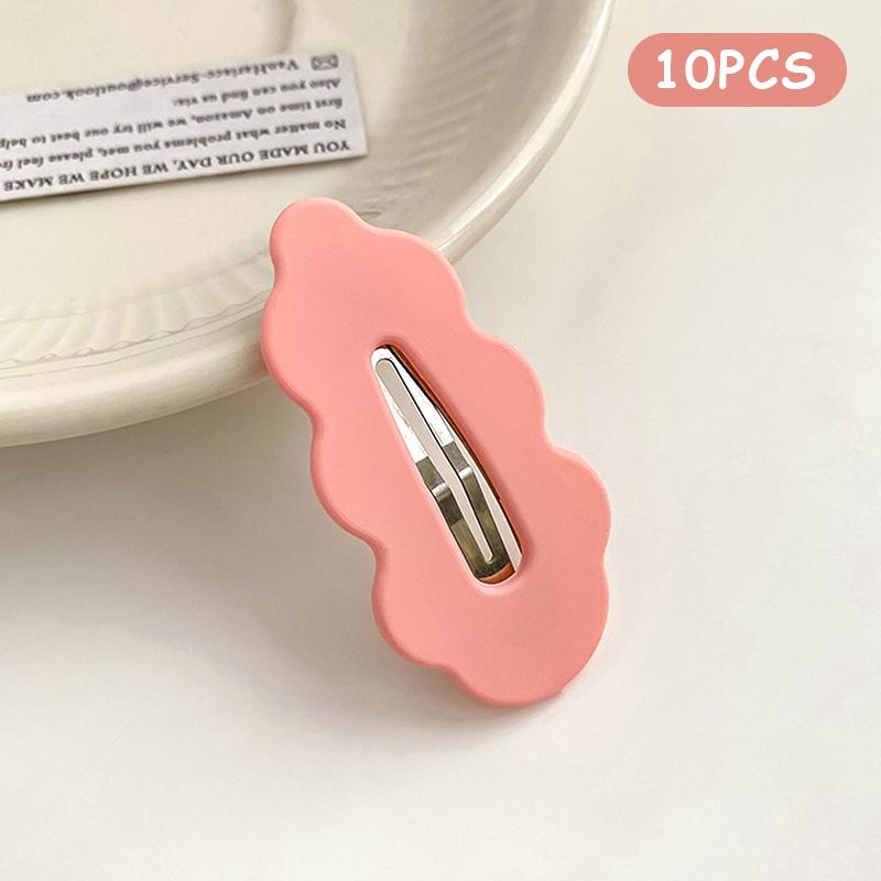 10PCS Fashion Women Hair Accessories Candy Color Hairpin Cloud Fairy Hair Clip Spring Summer Style Barrette Girls Headdress