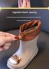 Kids' Waterproof Non-slip Rubber Rain Boots for Boys and Girls - Lightweight and Durable