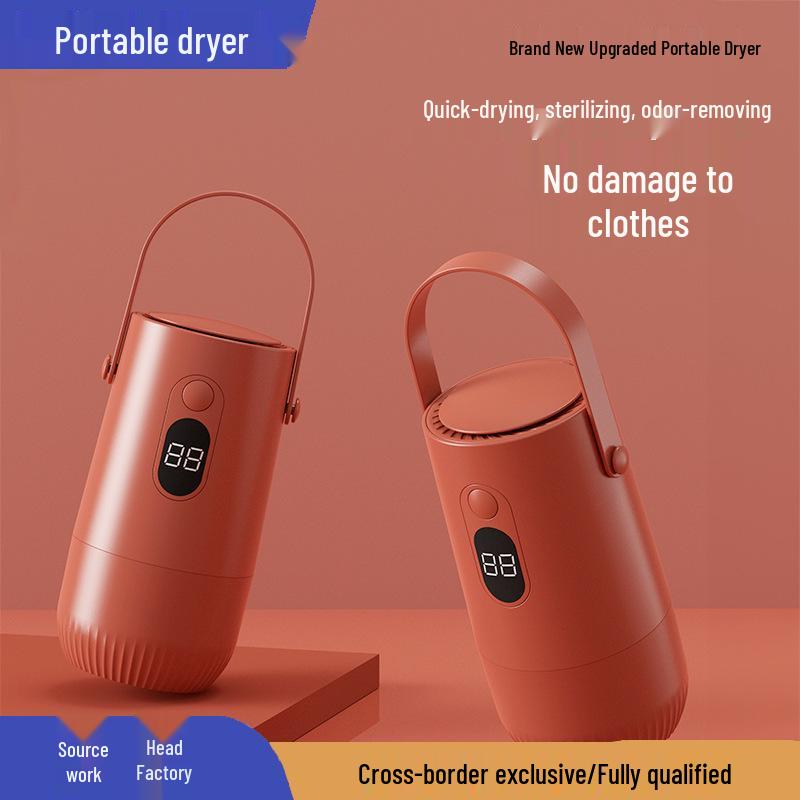 Compact Portable Clothes Dryer: Quick, Sterilizing, Foldable for Baby Clothes