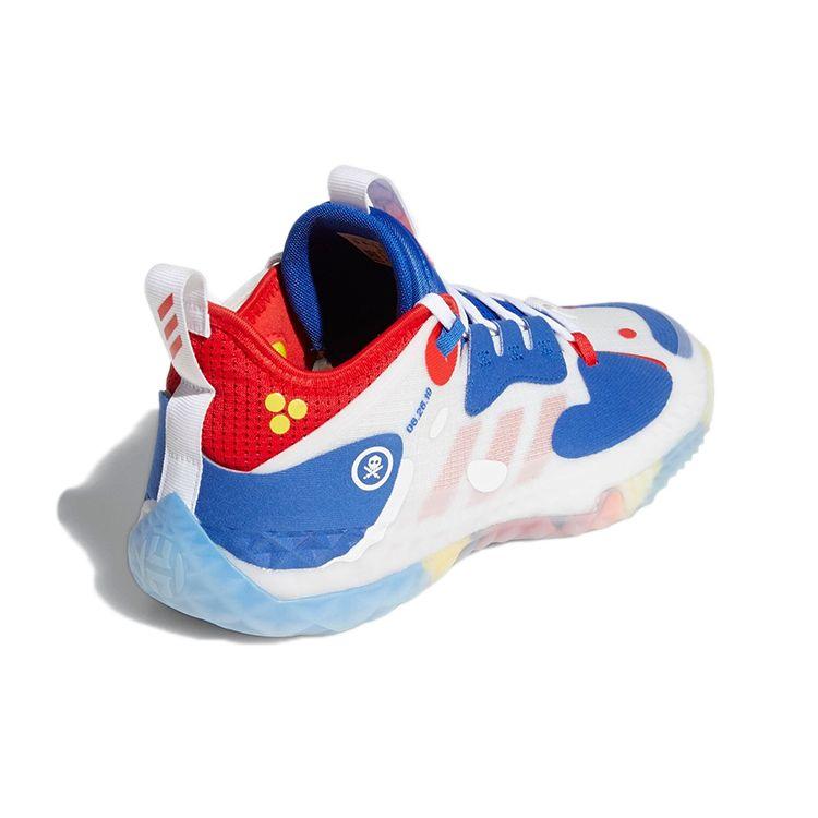 Quiccs x adidas Harden Vol. 5 Futurenatural Manila Heritage Herrsneakers Vit Molnvit Kungsblå GY7489