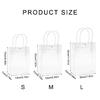 Clear PVC Gift Bag with Handle Reusabled Transparnt Gift Wrap/Shopping Bag