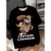 Herren Mode 3D Gedrucktes Herren T-Shirt Rundhals Kurzarm Trendige Streetwear