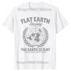Funny Flat Earth Society T Shirts Graphic Cotton Streetwear Short Sleeve Birthday Gifts Summer Style T-shirt Mens Clothing