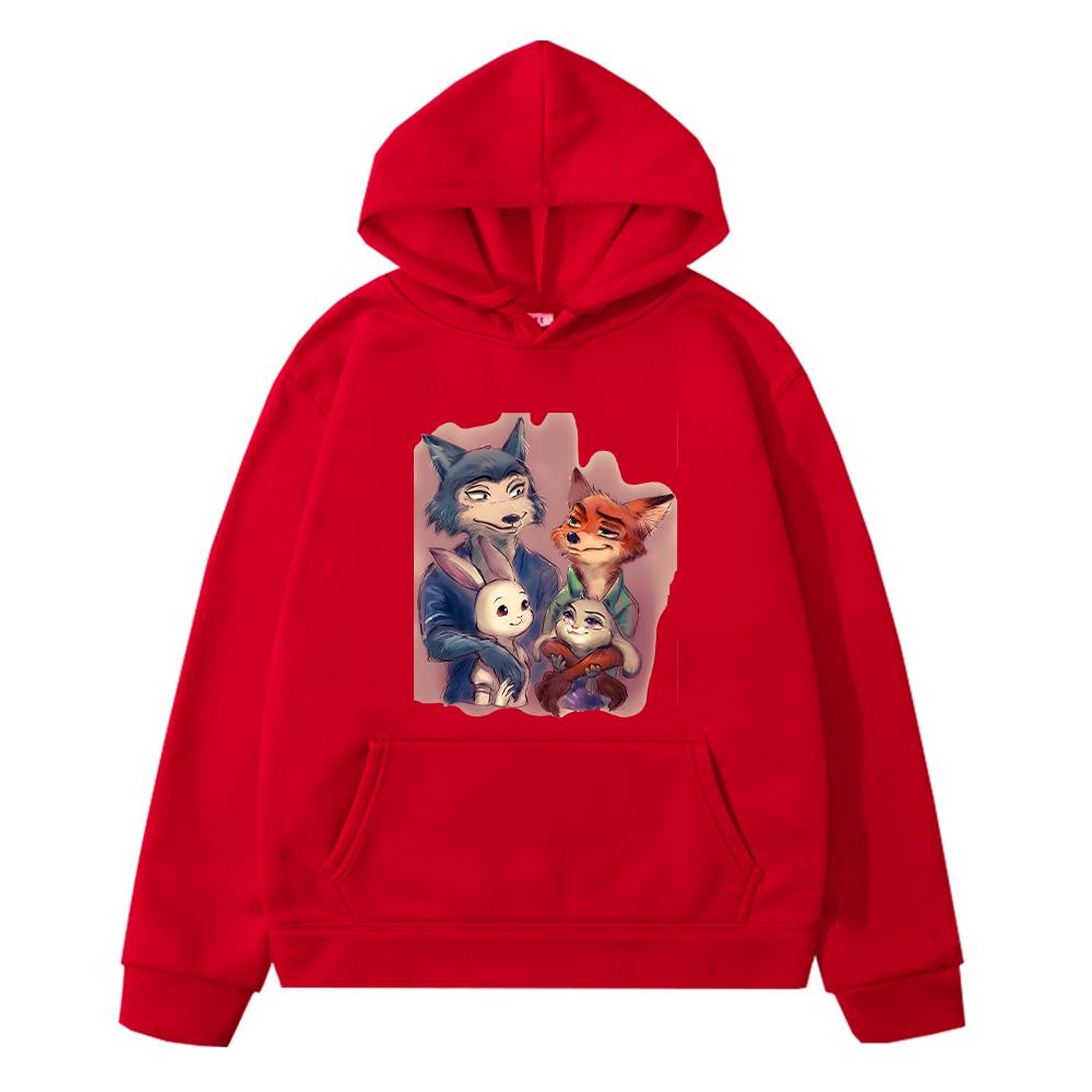 Zootopia 2 Kawaii Print Hoodies Fleece Sweatshirt Herbst Jungen Pullover Jacke Anime Hoodie y2k Sudadera Kinderkleidung Mädchen
