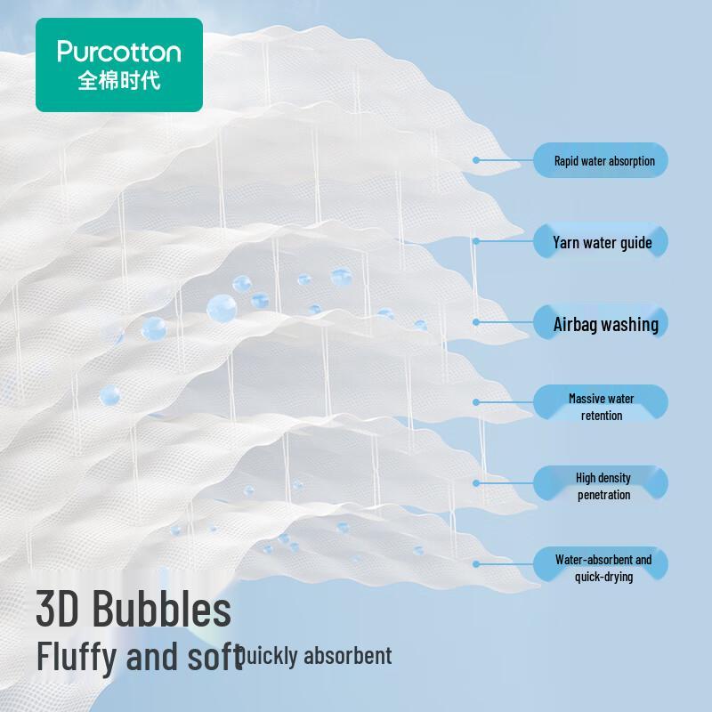Purcotton Baby Muslin Handkerchiefs 6-Pack
