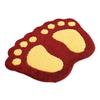 Yousheng Bathroom Floor Mat Quick Drying Anti-Slip Machine Washable Bath Rug Funny Foot Design Bedroom Entryway Door Mat