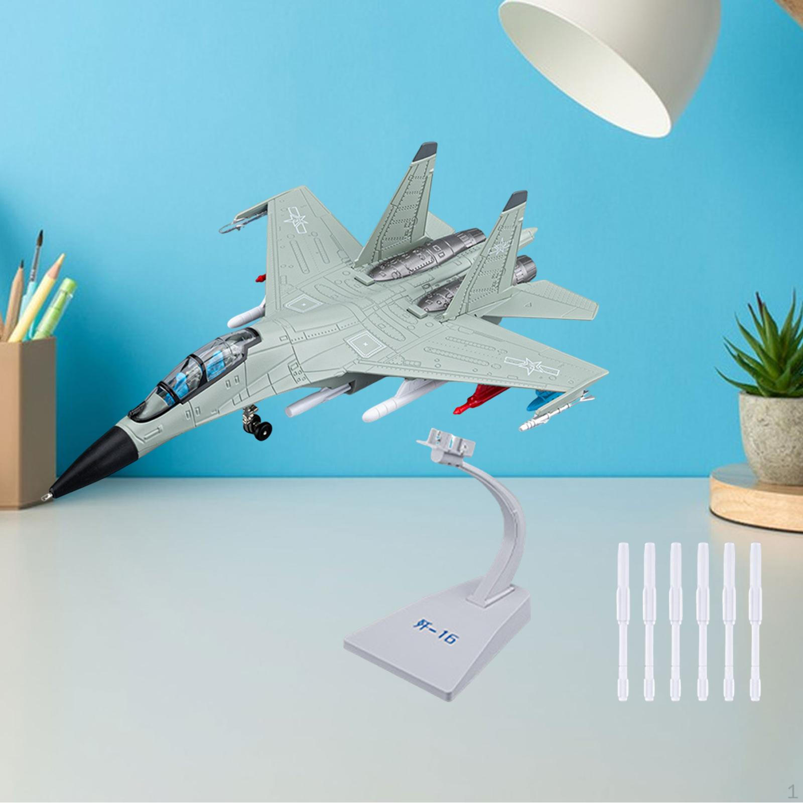 

1/81 Fighter Jet Model Ornament Collectible Children Toy Plane Aircraft for Kids Toys Home зелёный