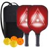 Pickleball-Schläger 2er-Set, Fiberglas-Pickleball-Set mit Pickleball-Schlägern und Tragetasche, Pickleball-Geschenke für Anfänger, Pickleball-Schläger-Set