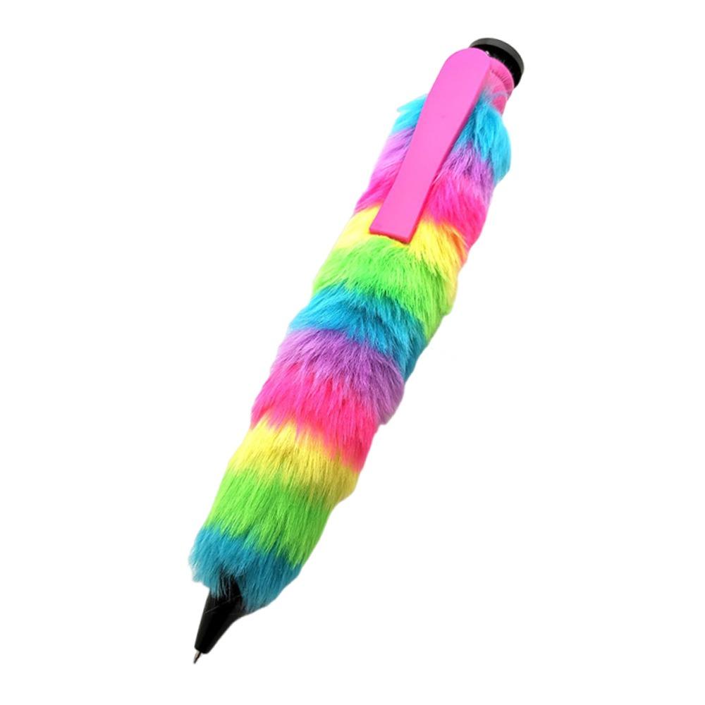 

Multicolored Ballpoint Pen 20cm Length Creative Pen New Fluent Writing Pen Writing Tool рожевий червоний колір