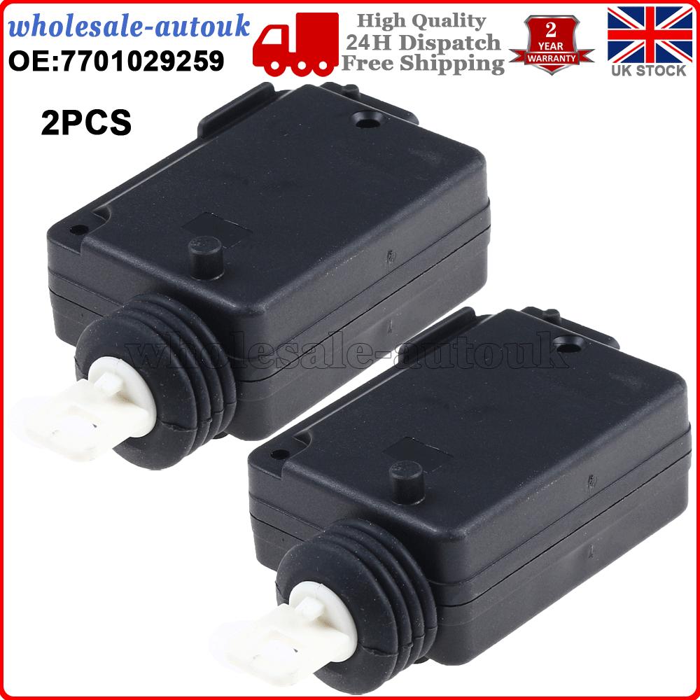 2PCS Central Locking Motor Door Lock Actuator for Renault 19Clio Megane Scenic