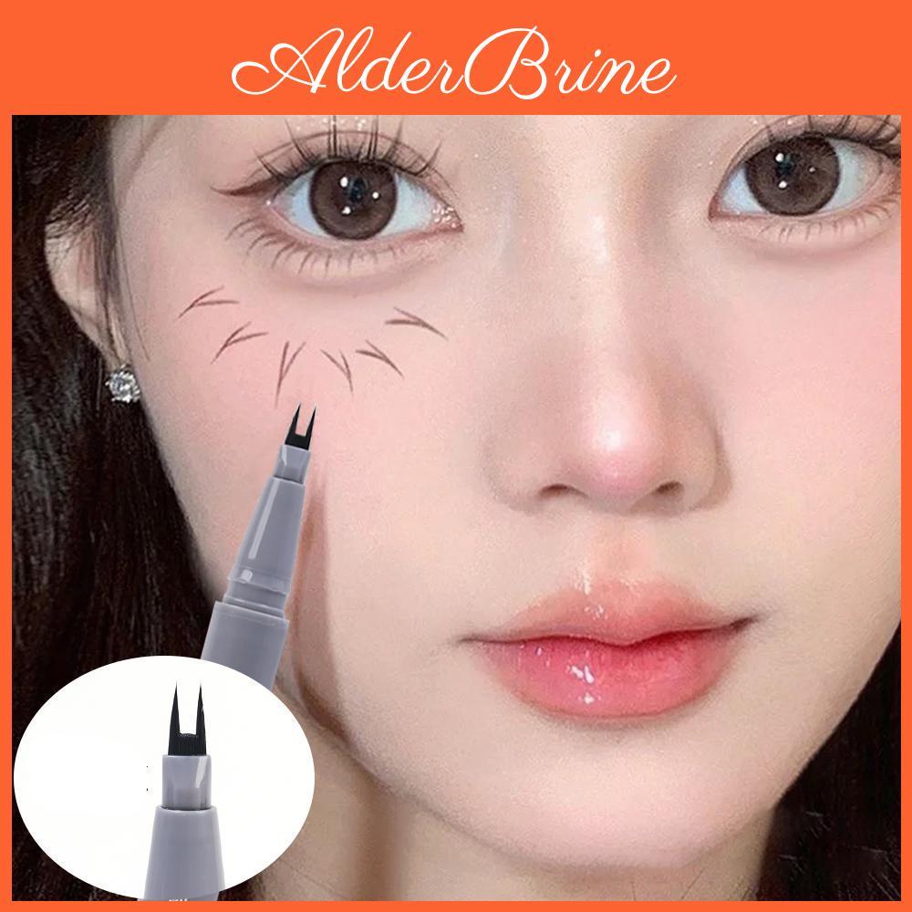 Lower Eyelash Tip 001mm Double Pencil Waterproof Liquid Eyeliner Makeup For Women Quick Drying Long Lasting Smooth Eye Liner