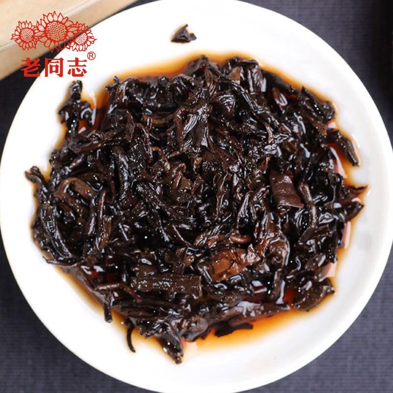 Haiwan 2021 Ripe PuerTea The Fifth Class Material Loose Chinese Shu Puerh Tea Kraft Bag 1000g