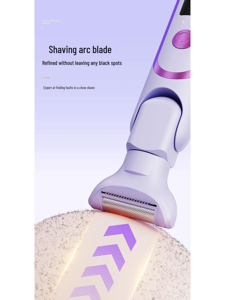 5-in-1 Rechargeable Women's Electric Shaver: Full Body and Pubic Hair Removal Device