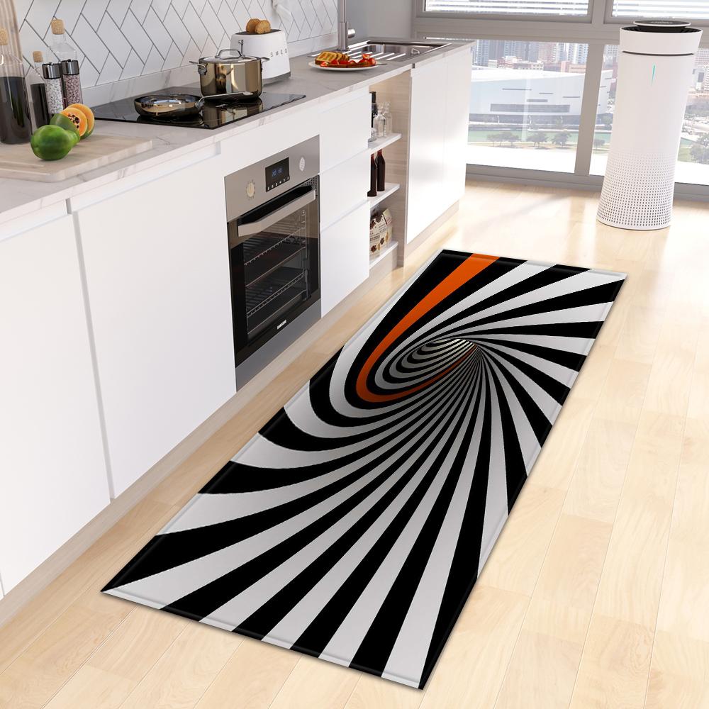Kitchen Mat Home Bedroom Entrance Door Mat Living Room Floor Carpet Corridor Balcony Door Non-slip Carpet