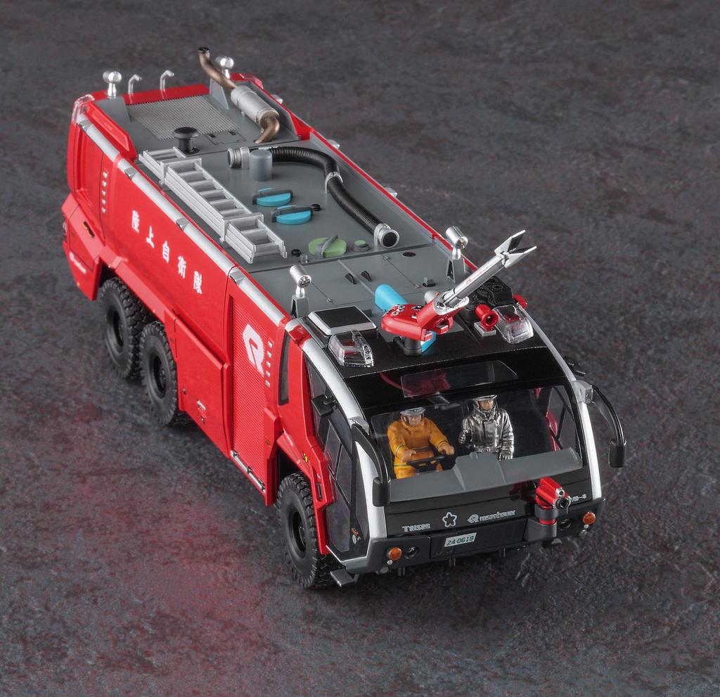 Hasegawa Science World Series Rosenbauer Panther 6x6 Flughafen-Chemiefeuerwehrwagen Plastikmodell SW05 1/72