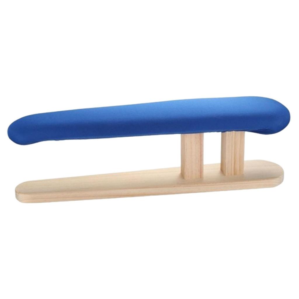 Desktop Wooden Ironing Board for Apartment, Dormitory Compact Multipurpose with Stable Base