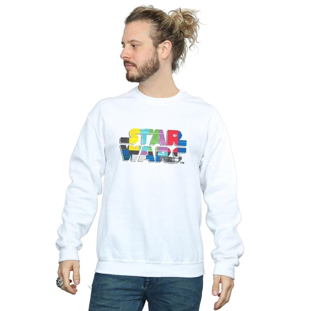 STAR WARS Mens Test Card Logo Sweatshirt