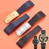 Watchband 20mm Nature Soft Silicone Rubber Watchband For Rolex Watch Strap Daytona Submariner GMT OYSTERFLEX Bracelet Folding Buckle