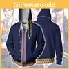 Jojos Bizarre Adventure Cosplay Hoodie Mens Stylish Zipper Jacket With Long Sleeves
