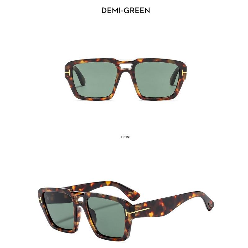 Women's sunglasses, square T-shaped sunglasses, men's and women's fashion sunglasses