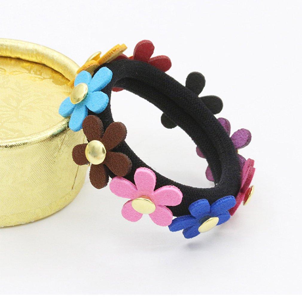 Colorful Flowers Tie Hair Elastic Band Without Seam Five Leaf Flower Hair  Rope günstig kaufen — Preis, kostenloser Versand, echte Bewertungen mit  Fotos — Joom