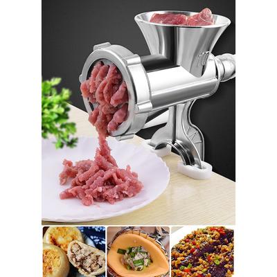Metal Meat Grinder with Cranked Sausage Stuffer for Kitchen Preparation