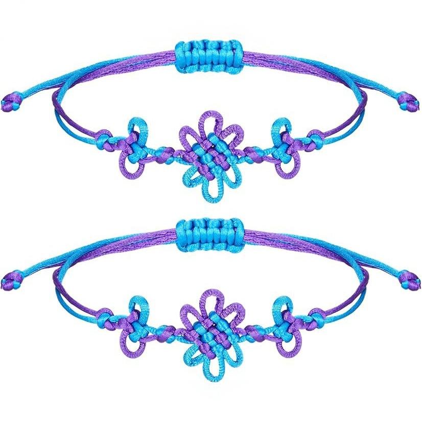 Pulseira Decorativa Casais Pulseira de Nó Artesanal Pulseira Caçadores de Demônios Tecida à Mão Para Decoração Celebração de Festival