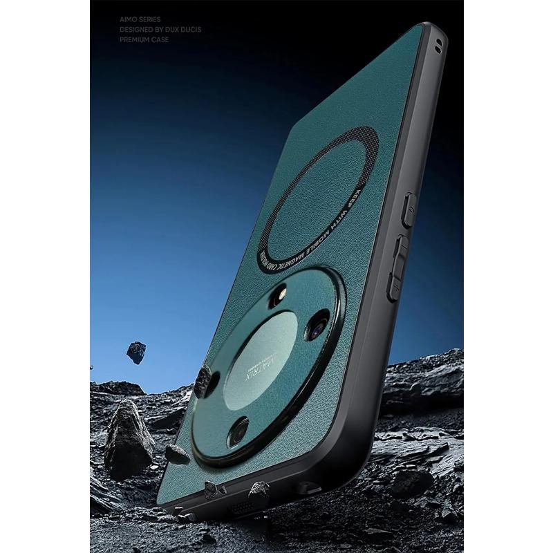 Husă din piele PU pentru Honor Magic 6 5 Lite Husă pentru Magsafe Husă magnetică de încărcare fără fir antișoc pentru Honor X9A X9B Couqe