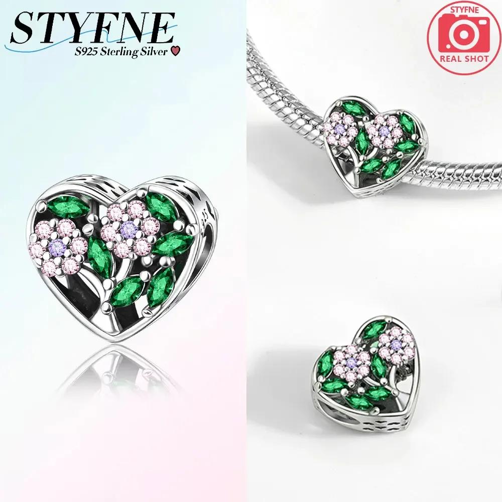 Rose Butterfly Love Beaded Series Charms Fit Copper Original Bracelet Diy Women'S Jewelry Accessories Gift