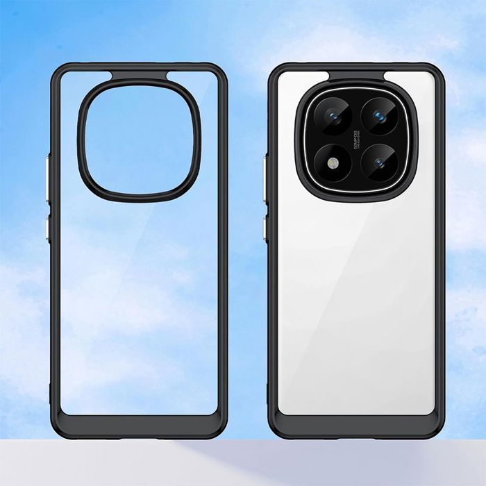 Coque de Protection - E.F.CONNECTION - pour Xiaomi Redmi Note 14 Pro 4G - Silicone avec Dos Rigide - 2 Vitres