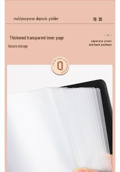 Large Capacity Multifunctional Bank Deposit Organizer & Card Holder