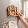 Chinese Traditional Culture Refrigerator Decorations Wooden Chinese Refrigerator Stickers  Souvenir