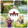Hose Splitters 4 Way Hose Splitter Heavy Duty 4 Way Valve Drip Sprinkler Connector For Home Grounds Yard Car Washing Family