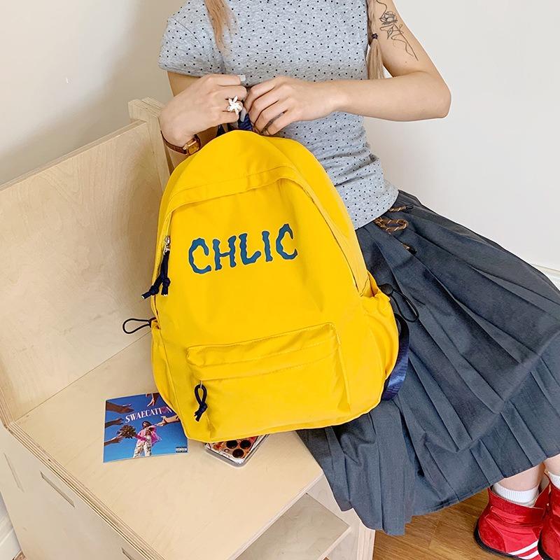 School Bag Style Niche High-value Treasure Girl Backpack College Student Simple and Durable Versatile Backpack