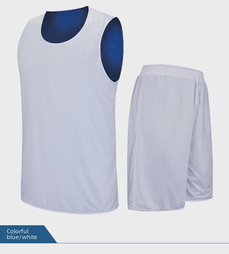 Unisex omkeerbare basketbaltruien: Comfortabel, los, kreukvrij, aanpasbaar.